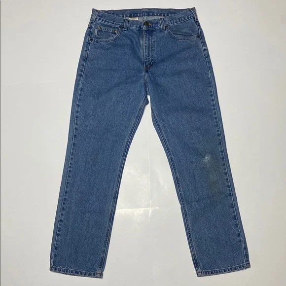 Carhartt Blue Denim Jeans - Picture 4 of 13